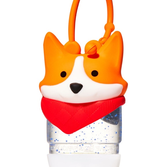 Bath and Body Works Corgi with Bandana Hand Sanitizer Holder - Picture 3 of 3